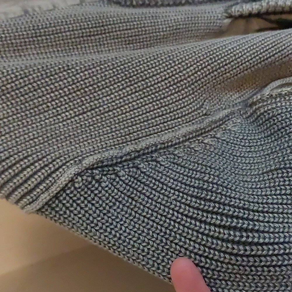 We The Free Knit Cropped 'Surplus Gray' Sweater - Picture 10 of 16